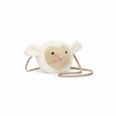 Jellycat Little Lamb Bag Australia | 467502TAP